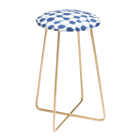 Jacqueline Maldonado Connect Dots Blue Counter Stool