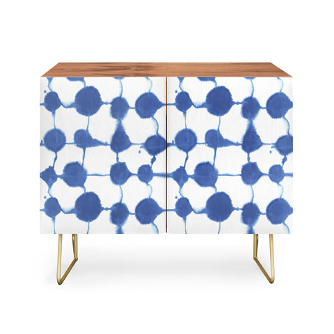 Jacqueline Maldonado Connect Dots Blue Credenza