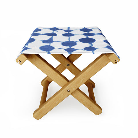 Jacqueline Maldonado Connect Dots Blue Folding Stool