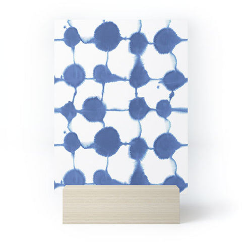 Jacqueline Maldonado Connect Dots Blue Mini Art Print