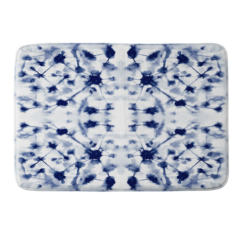 Jacqueline Maldonado Cosmic Connections Blue Memory Foam Bath Mat