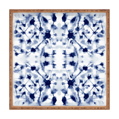 Jacqueline Maldonado Cosmic Connections Blue Square Tray