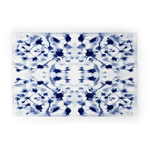 Jacqueline Maldonado Cosmic Connections Blue Welcome Mat