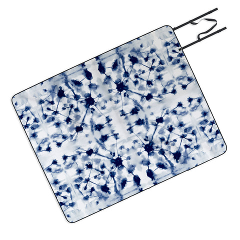 Jacqueline Maldonado Cosmic Connections Blue Picnic Blanket