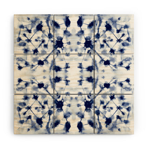 Jacqueline Maldonado Cosmic Connections Blue Wood Wall Mural