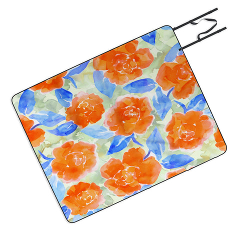 Jacqueline Maldonado Cottage Peonies Picnic Blanket