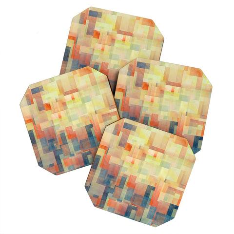 Jacqueline Maldonado Cubism Dream Coaster Set