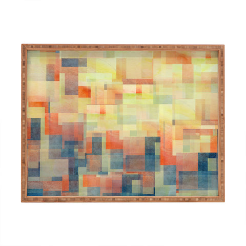 Jacqueline Maldonado Cubism Dream Rectangular Tray