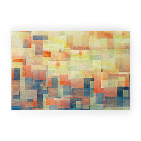 Jacqueline Maldonado Cubism Dream Welcome Mat