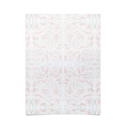 Jacqueline Maldonado Curve Blush Green Poster