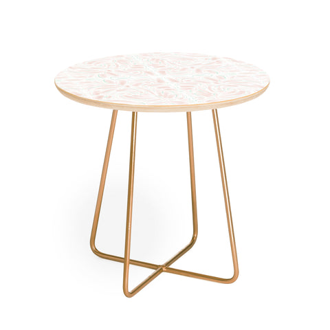 Jacqueline Maldonado Curve Blush Green Round Side Table