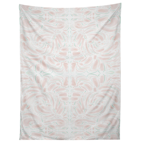 Jacqueline Maldonado Curve Blush Green Tapestry