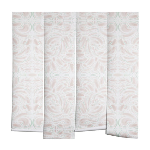 Jacqueline Maldonado Curve Blush Green Wall Mural