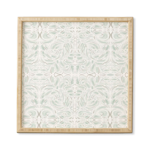Jacqueline Maldonado Curve Sage Taupe Framed Wall Art