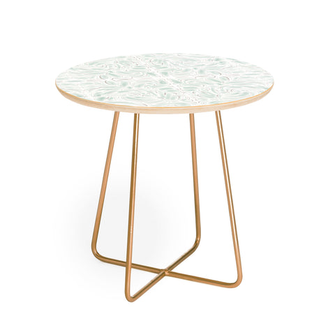 Jacqueline Maldonado Curve Sage Taupe Round Side Table