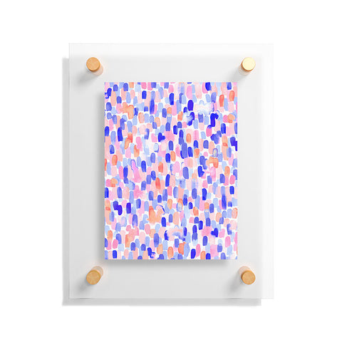 Jacqueline Maldonado Delight Blue Orange Floating Acrylic Print