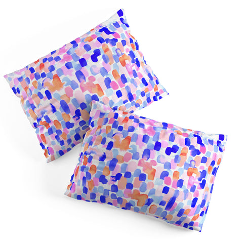 Jacqueline Maldonado Delight Blue Orange Pillow Shams