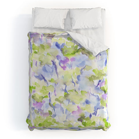 Jacqueline Maldonado Divine Feminine Green Duvet Cover