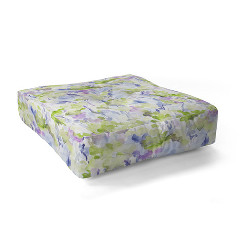 Jacqueline Maldonado Divine Feminine Green Floor Pillow Square