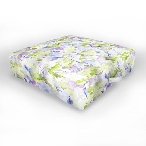 Jacqueline Maldonado Divine Feminine Green Outdoor Floor Cushion