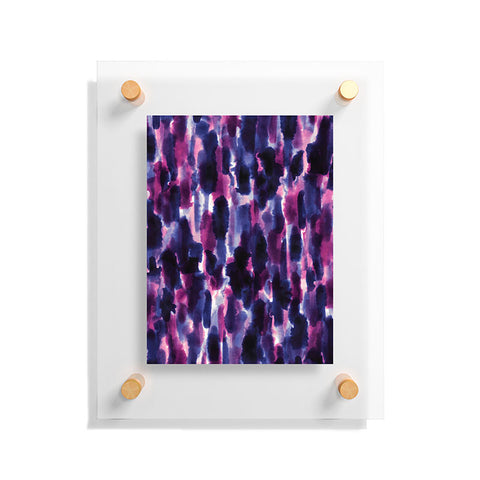 Jacqueline Maldonado Downpour Purple Floating Acrylic Print
