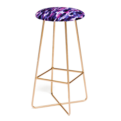 Jacqueline Maldonado Downpour Purple Bar Stool