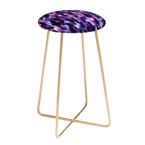 Jacqueline Maldonado Downpour Purple Counter Stool