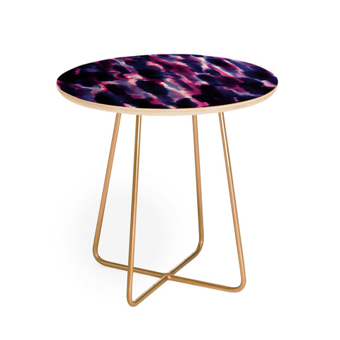 Jacqueline Maldonado Downpour Purple Round Side Table
