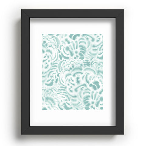 Jacqueline Maldonado Dye Curves Blue Surf Recessed Framing Rectangle