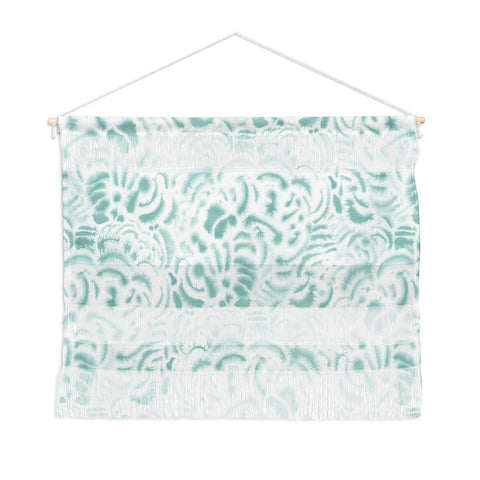 Jacqueline Maldonado Dye Curves Blue Surf Wall Hanging Landscape