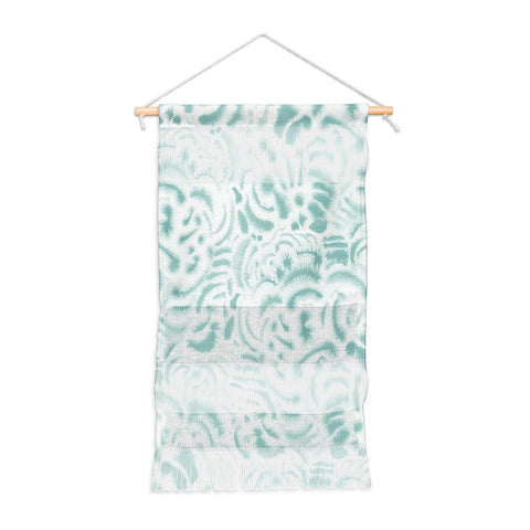 Jacqueline Maldonado Dye Curves Blue Surf Wall Hanging Portrait