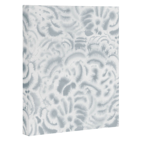 Jacqueline Maldonado Dye Curves Grey Art Canvas