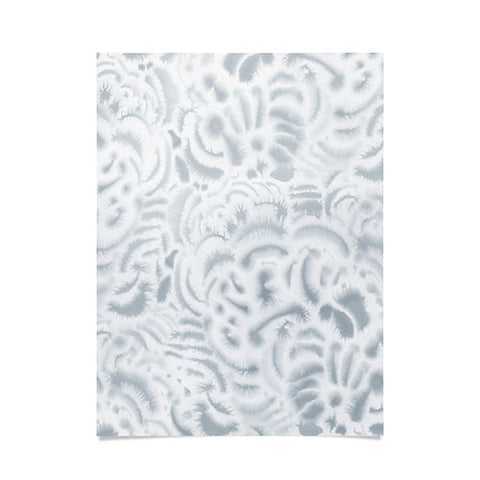 Jacqueline Maldonado Dye Curves Grey Poster