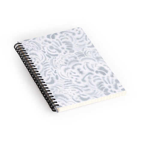 Jacqueline Maldonado Dye Curves Grey Spiral Notebook