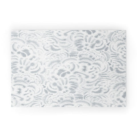 Jacqueline Maldonado Dye Curves Grey Welcome Mat