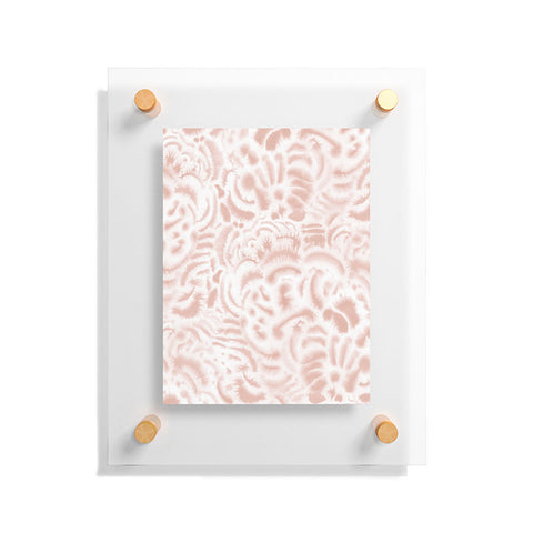 Jacqueline Maldonado Dye Curves Peach Beige Floating Acrylic Print