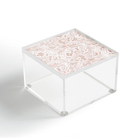 Jacqueline Maldonado Dye Curves Peach Beige Acrylic Box