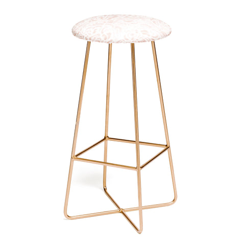 Jacqueline Maldonado Dye Curves Peach Beige Bar Stool