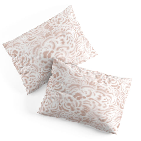 Jacqueline Maldonado Dye Curves Peach Beige Pillow Shams