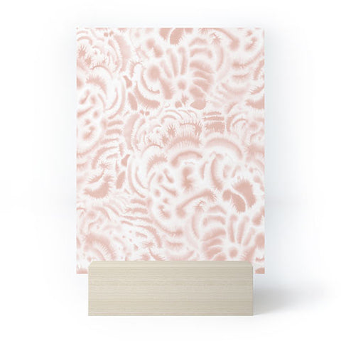 Jacqueline Maldonado Dye Curves Peach Beige Mini Art Print