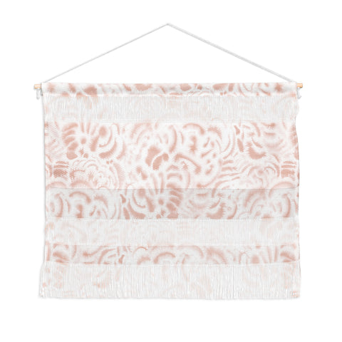 Jacqueline Maldonado Dye Curves Peach Beige Wall Hanging Landscape