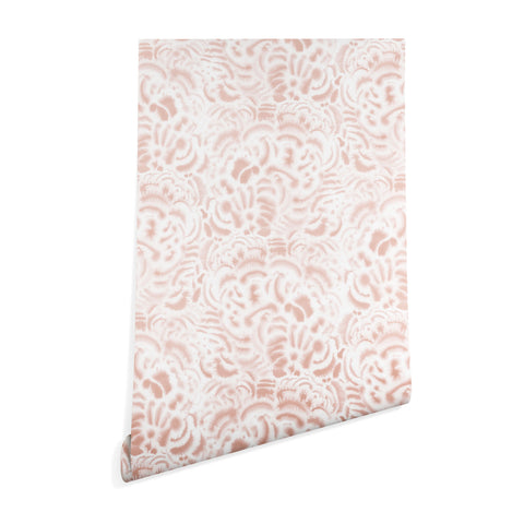 Jacqueline Maldonado Dye Curves Peach Beige Wallpaper