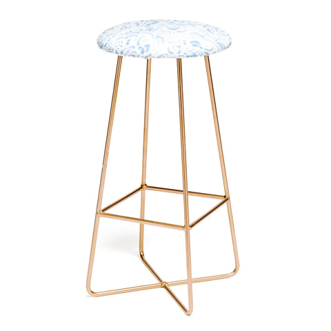 Jacqueline Maldonado Dye Curves Soft Blue Bar Stool