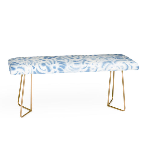 Jacqueline Maldonado Dye Curves Soft Blue Bench