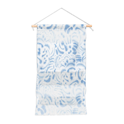 Jacqueline Maldonado Dye Curves Soft Blue Wall Hanging Portrait