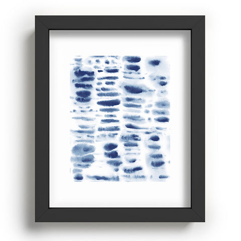 Jacqueline Maldonado Dye Dash Bizmark Blue Recessed Framing Rectangle