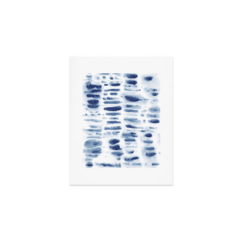 Jacqueline Maldonado Dye Dash Bizmark Blue Art Print