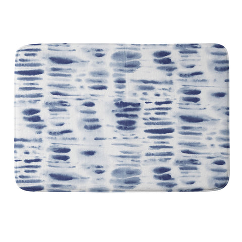 Jacqueline Maldonado Dye Dash Bizmark Blue Memory Foam Bath Mat