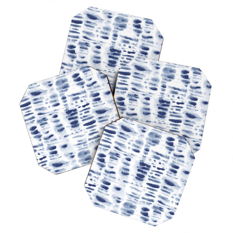 Jacqueline Maldonado Dye Dash Bizmark Blue Coaster Set