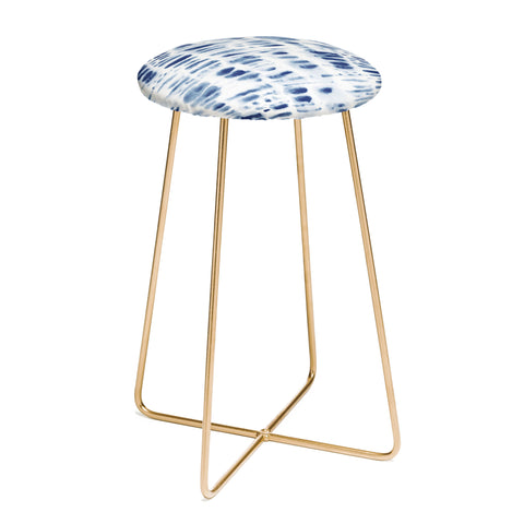 Jacqueline Maldonado Dye Dash Bizmark Blue Counter Stool